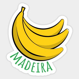 Madeira Island banana icon Sticker